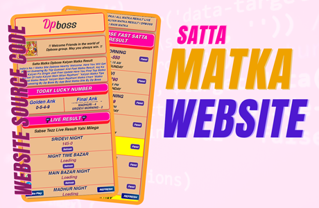 Matka Game and DPBoss Website Source Code